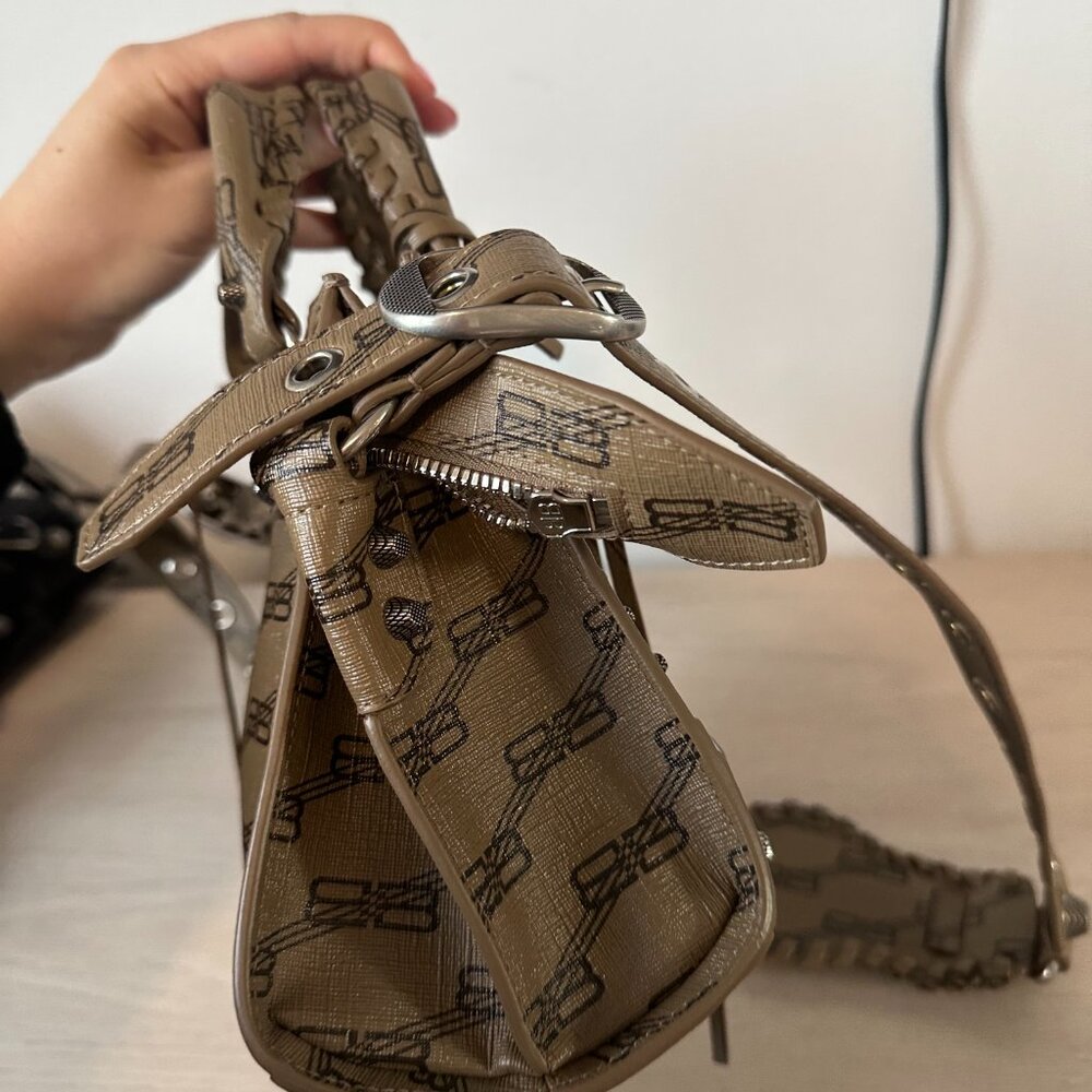 ❌SOLD❌NWT Balenciaga Neo Cagole Top Handle XS Shoulder Bag BB Monogram Coated - Picture 7 of 10